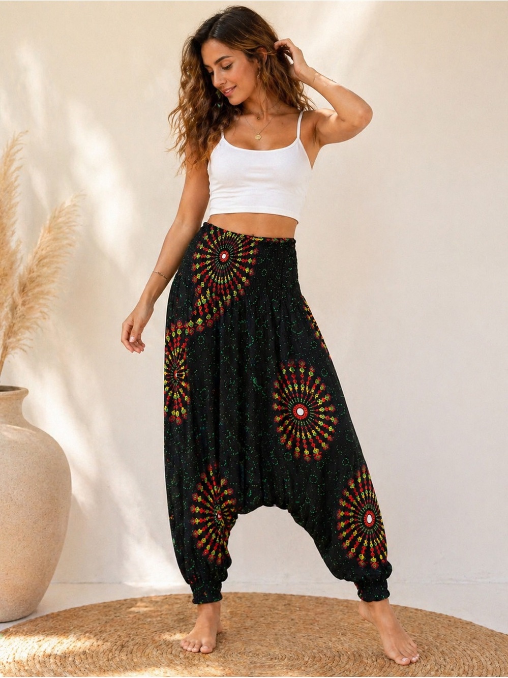 Zehra Istanbul Boho Harem Pants | Free People Anthro Vibe | Festival